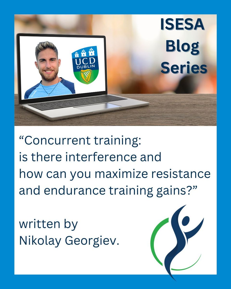 IrishSESA's tweet image. 📝 Nikolay Georgiev, a final-year Health and Performance Science Student at @ucddublin  has written a blog entitled: &quot;Concurrent training: is there interference and how can you maximize resistance and endurance training gains?&quot;
Read it here: isesa.ie/blogs/nikolay-…
