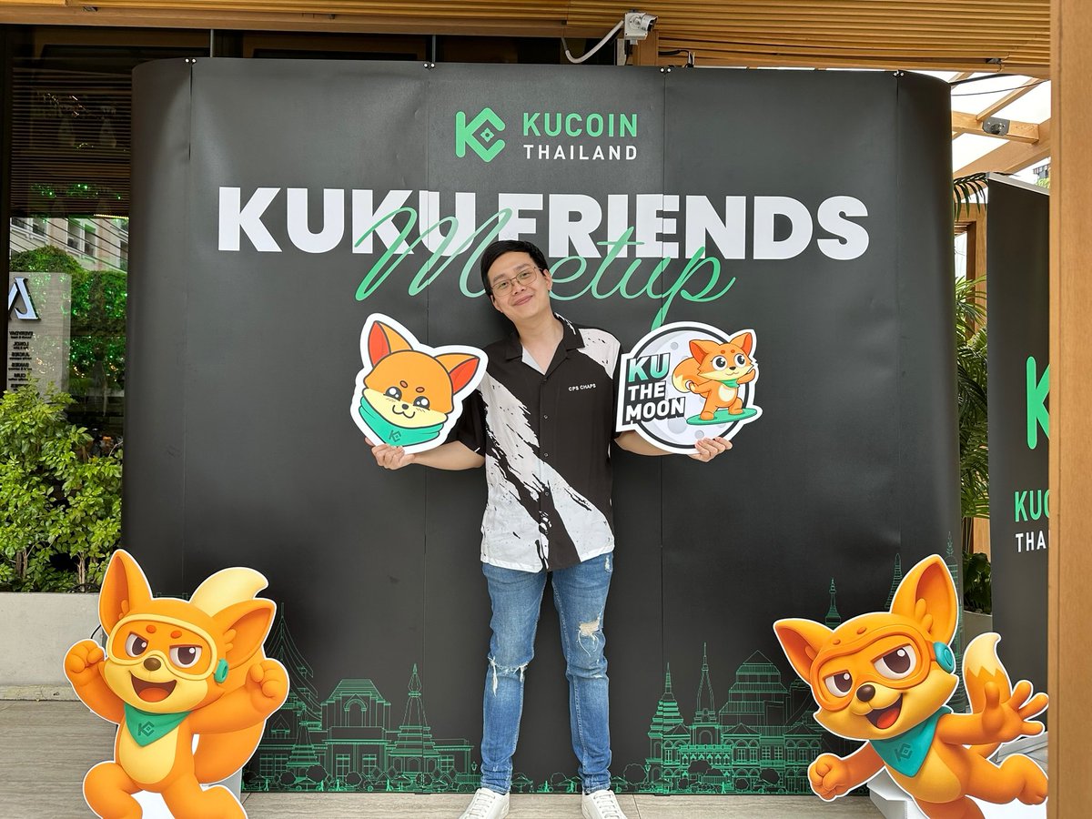 SmartWeb3God's tweet photo. At the KUKU Friends Meetup 🥰
Let’s see what KuCoin is bringing to Thailand! 👀🇹🇭💕
#KuCoin #KuCoinThailand #Web3Thailand #CryptoMeetup #BlockchainThailand #SmartWeb3God https://t.co/VWmuqfmeIi