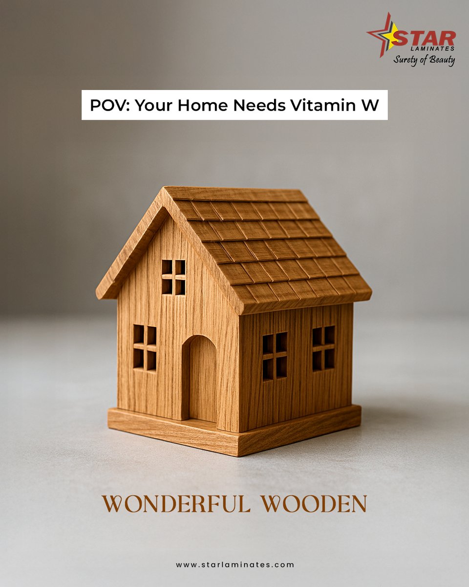 Starlaminates_'s tweet image. POV: Your Home Needs Vitamin W 🪵

Add warmth with our “Wonderful Wooden” laminates – from classic oaks to rich walnuts.

✨ Arno Walnut | Austin Walnut | Adere Oak &amp;amp; more
Explore now: starlaminates.com

#WoodenInteriors #StarLaminates #LaminatesDesign #HomeDecorInspo