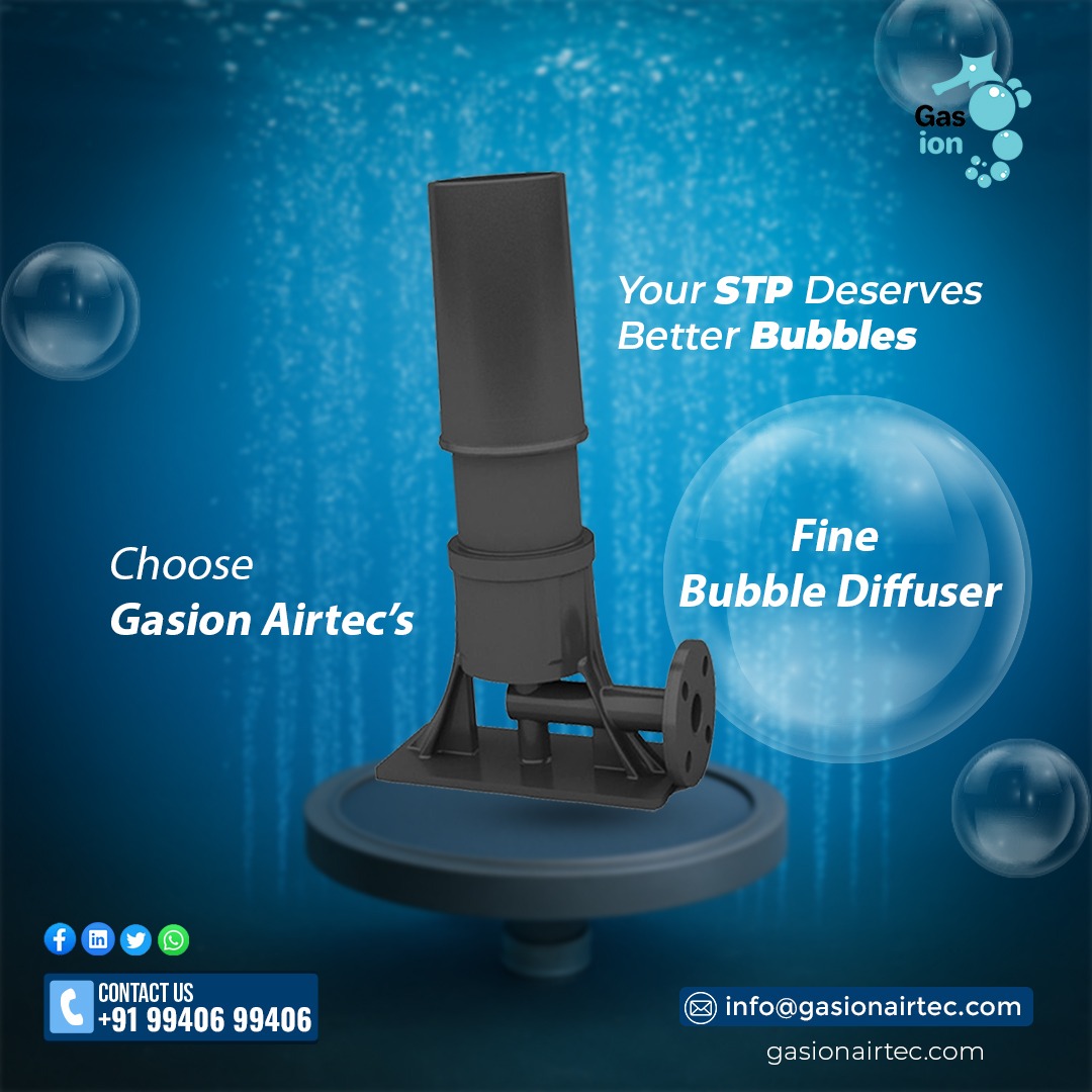 gasionairtec's tweet image. Trust Gasion Airtec’s Fine Bubble Diffuser for high-efficiency aeration in water treatment and industrial applications.

Web: gasionairtec.com
Mail: info@gasionairtec.com
Contact No: 099406 99406

#finebubblediffuser #biobox #splashaerators  #bubblediffuser
