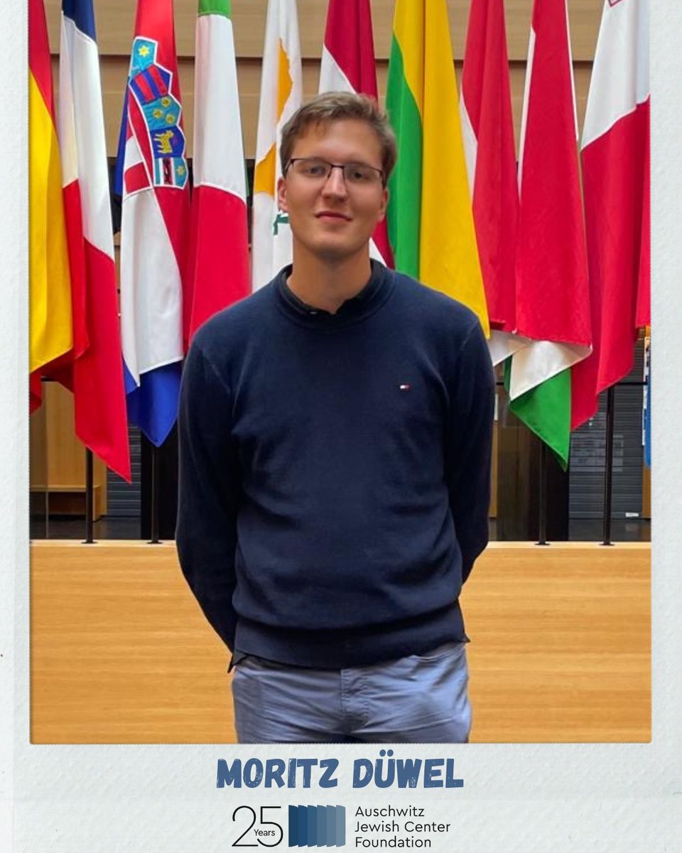 AuschwitzJCF's tweet image. Celebrating the 25th anniversary of our Foundation, we want to present to you our volunteers that helped us over the years. Today, please meet Moritz Düwel from Germany, who stayed with us in 2019 and 2020.
