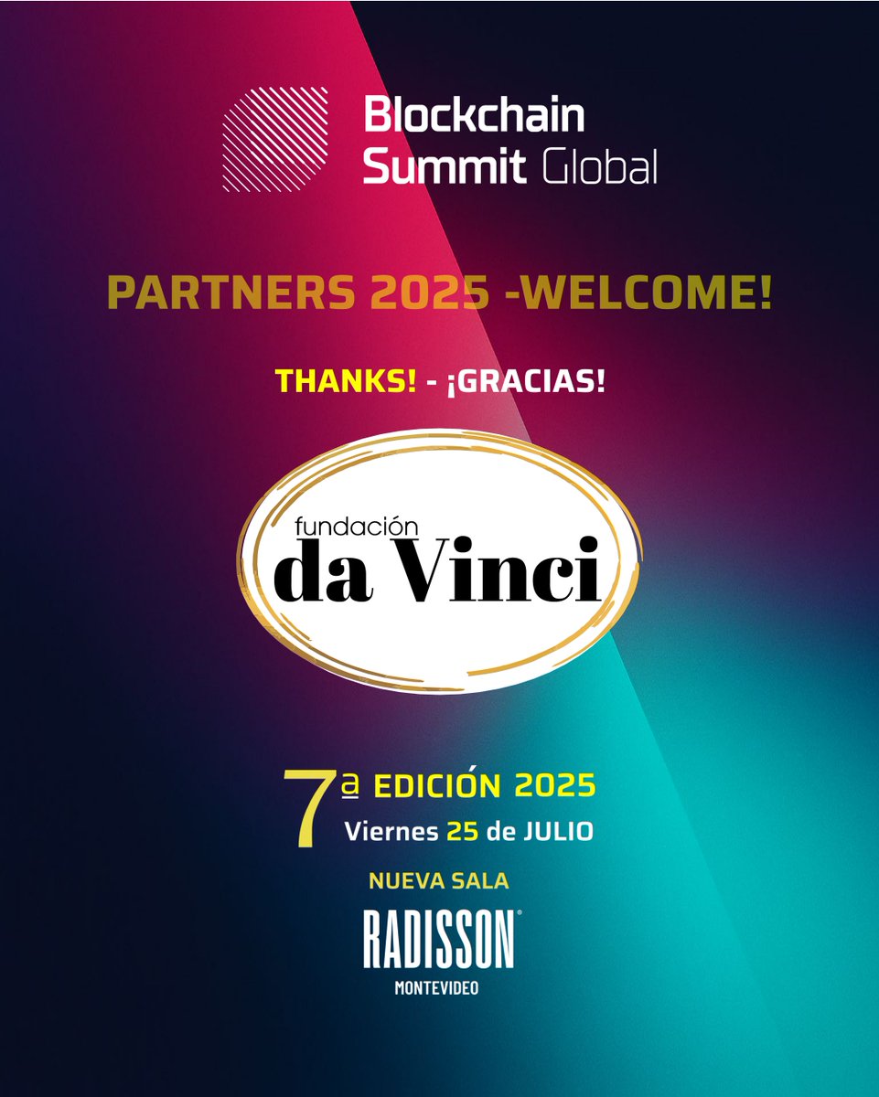 Somos parte de la séptima edición de Blockchain Summit Global. Uno de los eventos más importantes del sector en la región. Se realiza el 25 de julio en Montevideo. 🔗 Más en blockchainsummit.global/en/