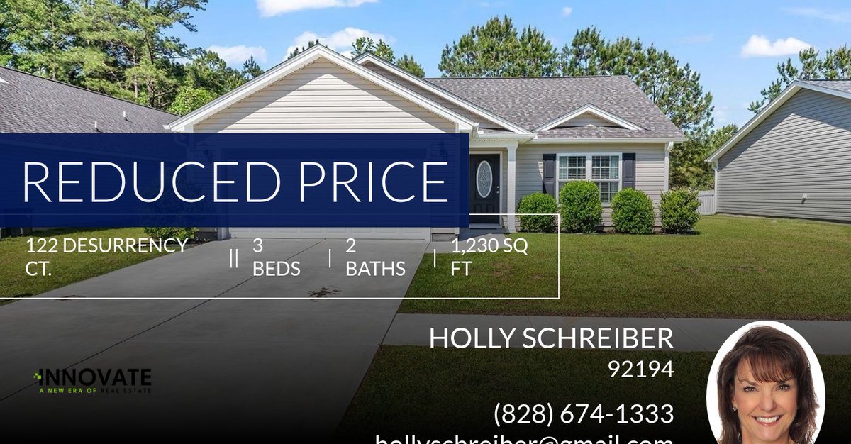 MoveMyrtleBeach's tweet image. 📍 Reduced Price 📍 This recently reduced home at 122 Desurrency Ct. in Georgetown won't last long, so, don't wait to set up a showing! Reach out here or at (828) 674-1333 for more information! homeforsale.at/122_DESURRENCY…