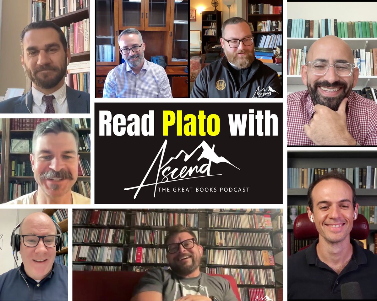 TheGreatB00ks's tweet image. THE BEST PLATO READING GROUP STARTS NOW.
We've recorded 20+ episodes already with the best teachers on Plato.📚
Podcasts, videos, written guides, group chats, and more to help you learn!
Here is our reading schedule: 📅
➡️7/22 Introduction to Plato with Dr. Grabowski, Dr.…