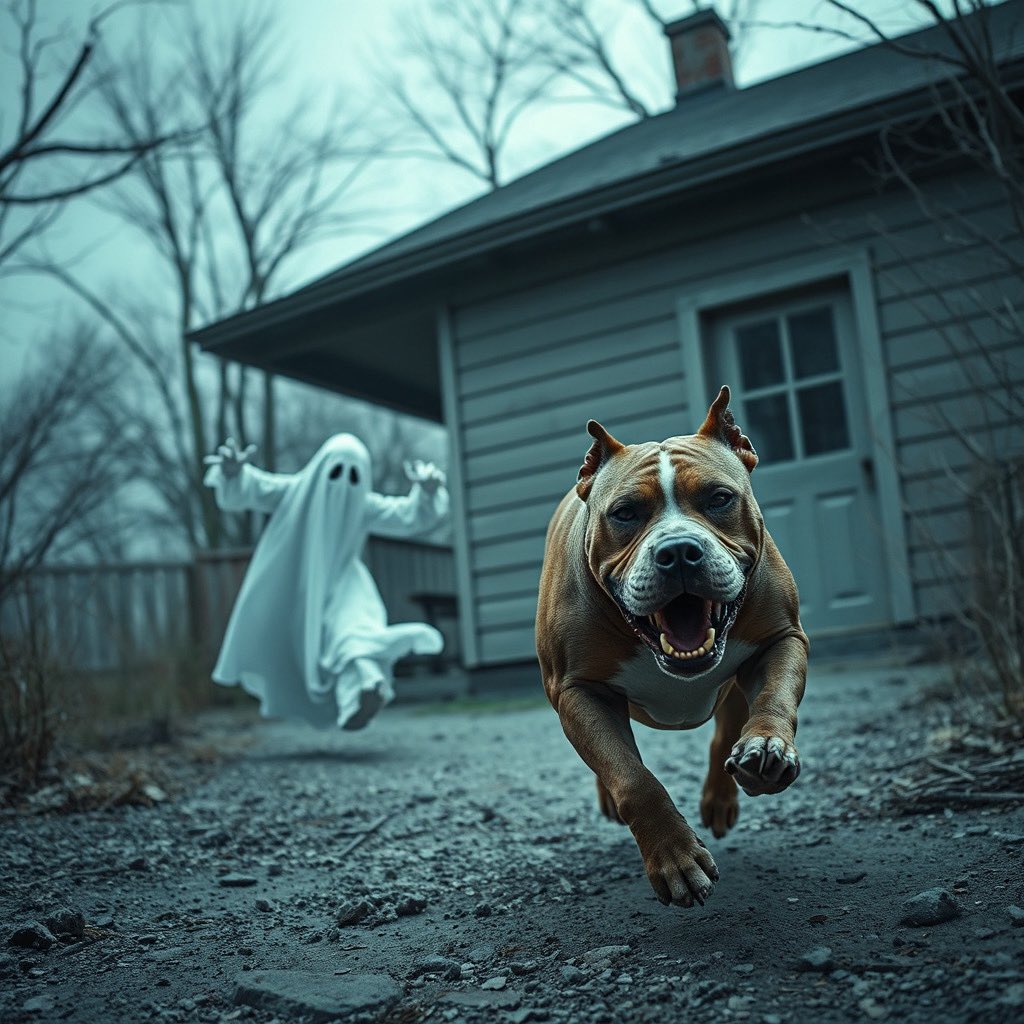 kantakanta1233's tweet photo. 👻「可愛い🐶がいたので戯れました」
“I found a cute 🐶 and thought we could play. Turns out, it didn’t agree.”

#AIart #HorrorArt #FunnyHorror #DogChase #Ghost #DigitalArt #WonderAI  #AIイラスト https://t.co/tvn9xVj3rI