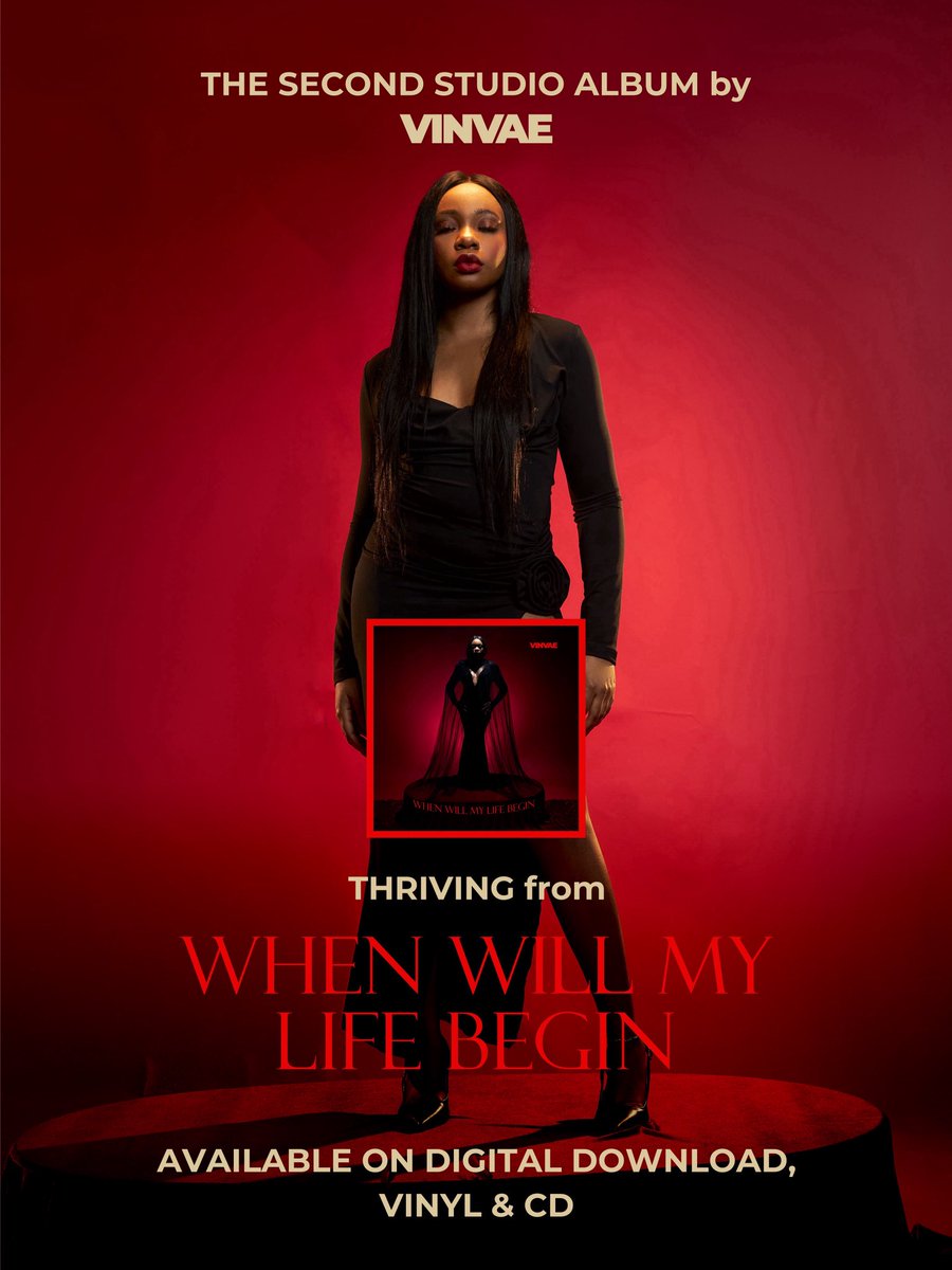 vinvae's tweet image. Pre-Order: vinvae.com/shop

Thriving - from the second studio album When Will My Life Begin.

Pre-order now. Available on digital download, vinyl, and CD. Out August 2nd.