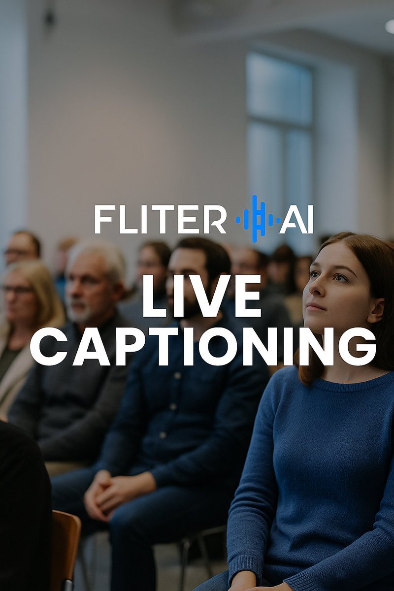 FliterAI95021's tweet photo. Experience real-time accessibility like never before!
https://t.co/qhnh2diFYq's Live Captioning brings every word to life.

Try now with: https://t.co/6y6I21cdqT

#livecaptioning #fliterai #realtimecaption #speechtotext #captioning #subtitling #Deafanddumb #accessibilityforall https://t.co/W8PX9zhjKR