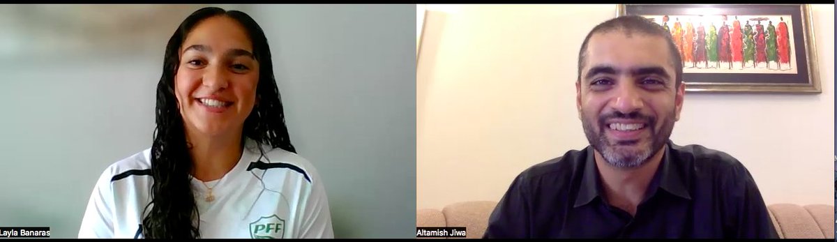 Pakistans latest Football sensation and midfield engine <a href="/LaylaBanaras/">Layla Banaras</a> has spoken - she talks to us about

⚽️ Pakistan team call up
⚽️ Her response to the fans
⚽️ Club plans
⚽️ Giving back
⚽️ Pre-match ritual 🎧
⚽️ Reveals the Team DJ 🔥

Coming soon on <a href="/PTVSp0rts/">PTV Sports</a> #LaylaB