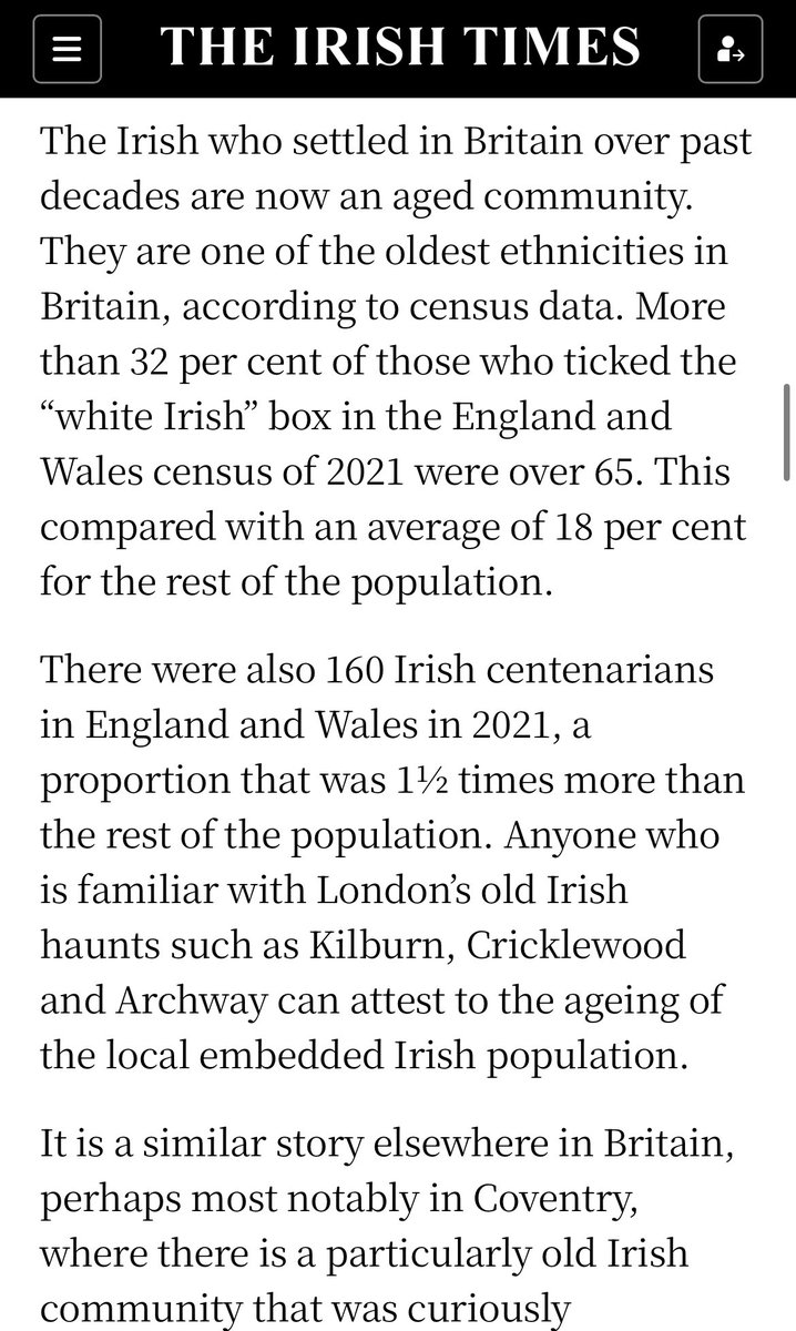 MyICCLondon's tweet image. Check out this beautiful piece in @IrishTimes! 💚A belated appreciation of one of Britain’s oldest ethnicities: the Irish elders - feat. our Intergenerational film & exhibition event at The Irish Cultural Centre last week. Time for us to be celebrated more irishtimes.com/world/uk/2025/…
