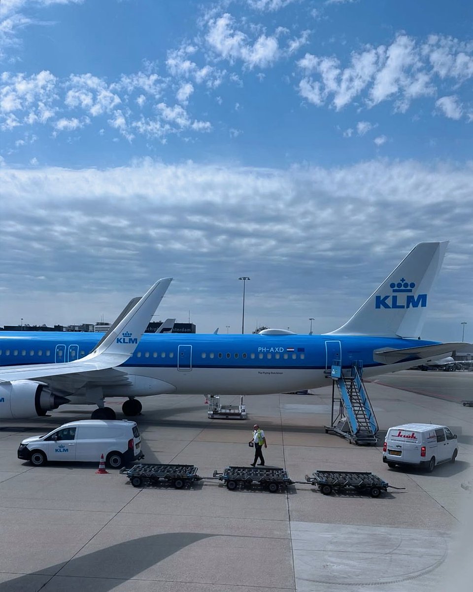 ✈️ Wonder where they’re headed next?

#SkyTeam #KLM