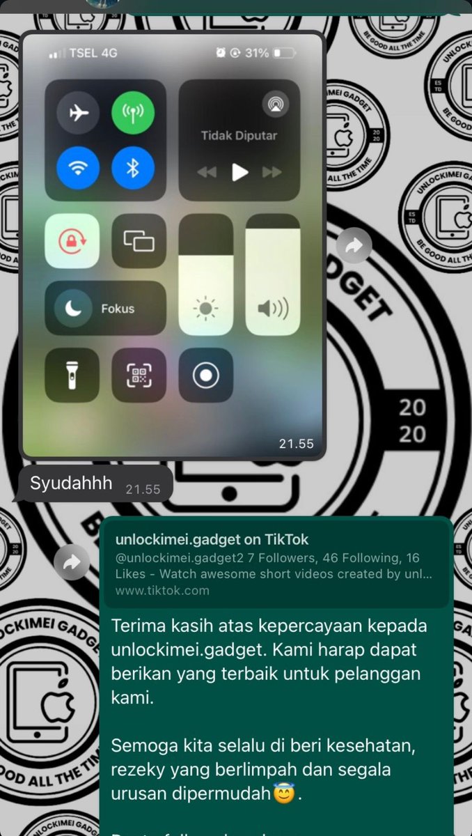 woqble's tweet photo. Hello welcome to the unblock store - unlock imei | Gadget Store

Open jasa unblock imei,yuk yang mau unlock imei nya bisa jastip di aku yahh !!! proses cepat dan amanah✨

Fast respon move wa : https://t.co/vW7bzswQo3
#zonauang #unblockimei #unlockimei https://t.co/fu4CULmKoP