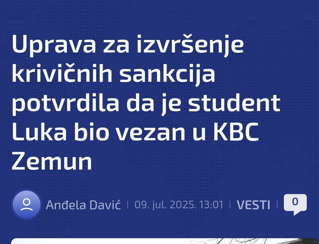 A koliko juče MUP je izjavio da zli mediji i zla majka lažu da su studenta, unakaženog policijskim batinama, vezali za krevet.