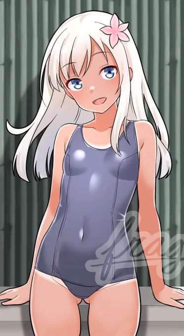 #暑い夏にはろーちゃんでスタミナつけよう 健康的な褐色肌で元気付けましょう(◜ᴗ◝ )