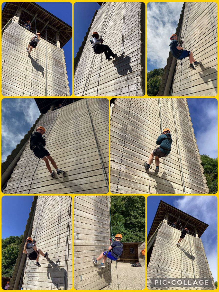 Abseiling for group 2! 🙂