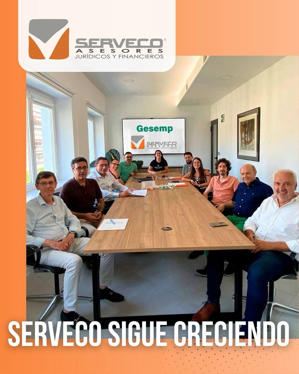 🟧 La asesoría yeclana GESEMP se integra en SERVECO ASESORES a partir del próximo 1 de septiembre.

SERVECO va a contar con dos ubicaciones en Yecla: la sede central en Pío Baroja, 7 y las oficinas de GESEMP SERVECO en Esteban Díaz, 53.