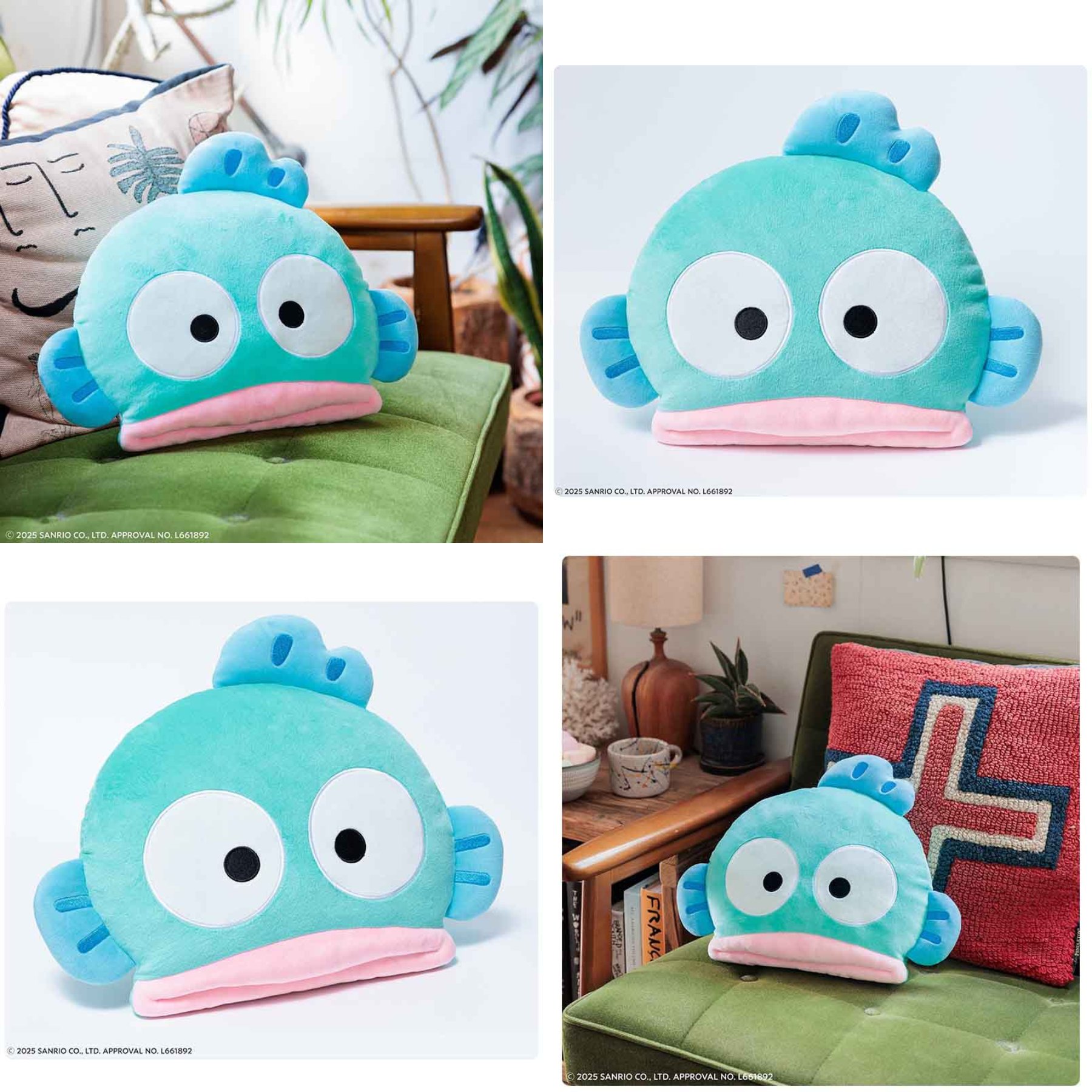 ハンギョドン クッション　ポンプボトル　 メラミンプレート　置き時計 ハンギョドン クッション ポンプボトル メラミンプレート
