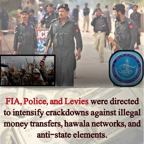 CreativeEsha_'s tweet image. FIA, Police, and Levies were directed to intensify crackdowns against illegal money transfers, hawala networks, and anti-state elements.
@Mohibullah61711
@Itsbaloch_
@dkbaluchh
#Balochistan
#ApexCommittee
#SarfarazBugti
#SecurityUpdate