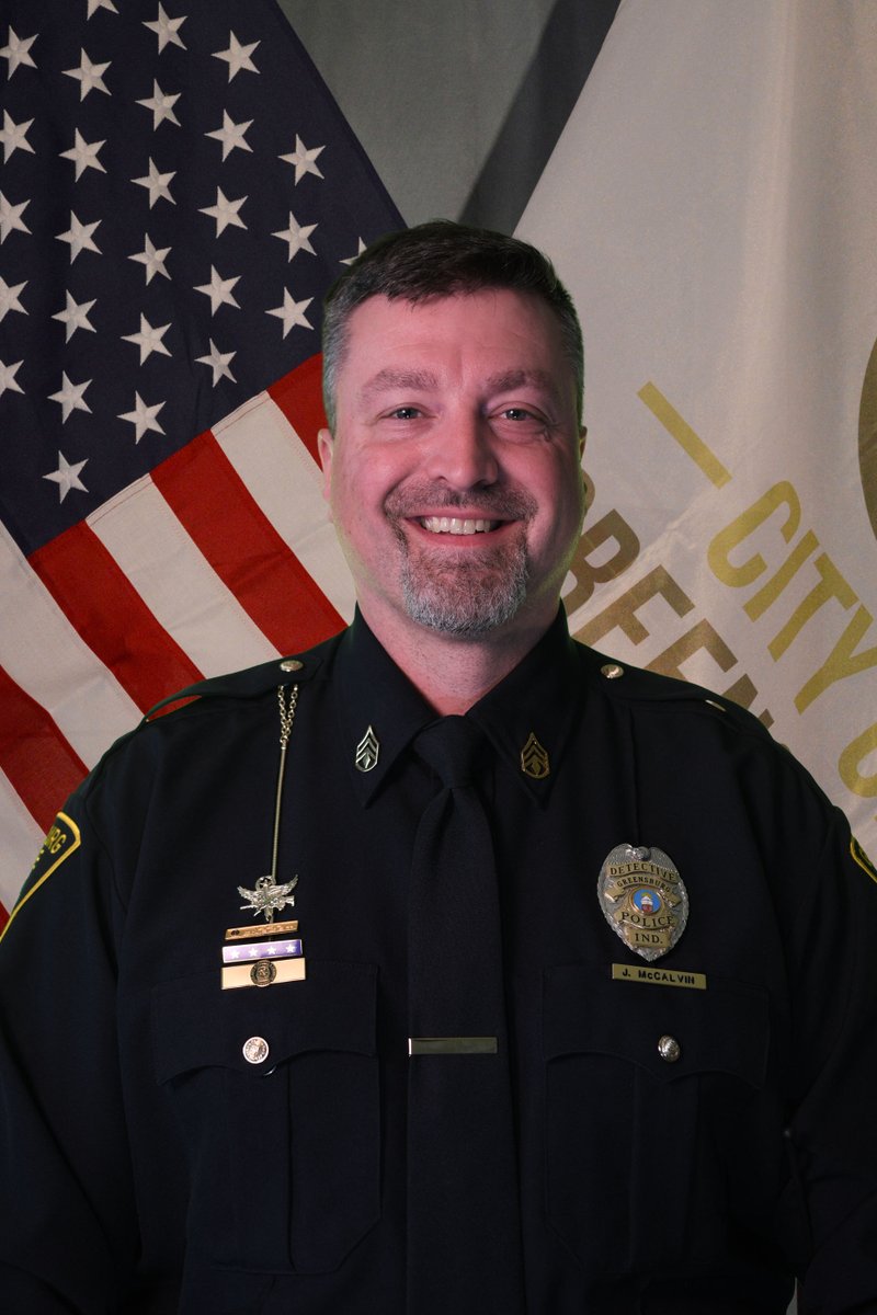 🎉 Join us in congratulating Jarrod McCalvin on 23 years of dedicated service to Greensburg PD!

From patrol to instructor to Tactical Response Team Commander, Jarrod has served with honor. He’ll continue protecting our community as an SRO.

Thank you, Jarrod!