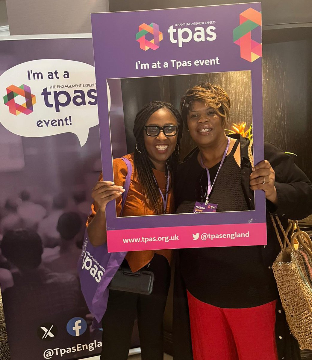Our tenant and staff reps are here at #TpasConf25 ‘Ensuring Tenants are at the Heart of Driving Change’. Key messages: 
🔹Culture shift requires leaving ego at the door to engage with tenants 🔹Remove stigma - professionals live in #socialhousing who can contribute strategically
