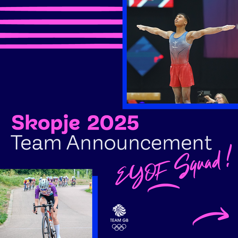 TeamGB's tweet photo. Introducing the latest young Olympic hopefuls… 🤩

Meet the 54 athletes who have been selected to represent Team GB at the Skopje European Youth Olympic Festival 2025 🇲🇰

#TeamGB