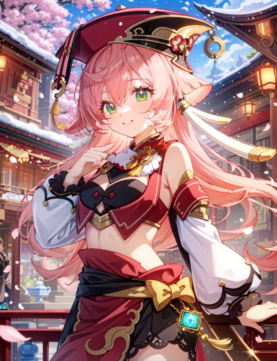 tama_AI554's tweet image. お誕生日おめでとう！
#原神
#煙緋生誕祭2025