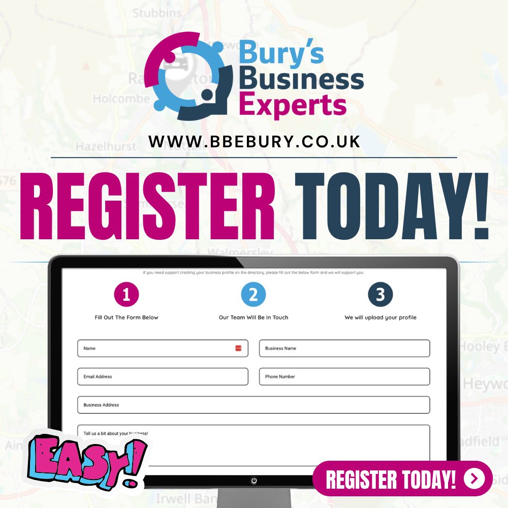 DavenportsPrint's tweet image. 🚀 Register Your Business for FREE!
Getting your business listed on our platform has never been easier 🙌

burysbusinessexperts.co.uk/request-busine…

#SupportLocal #BuryBusinessExperts #FreeBusinessListing #SmallBusinessSupport