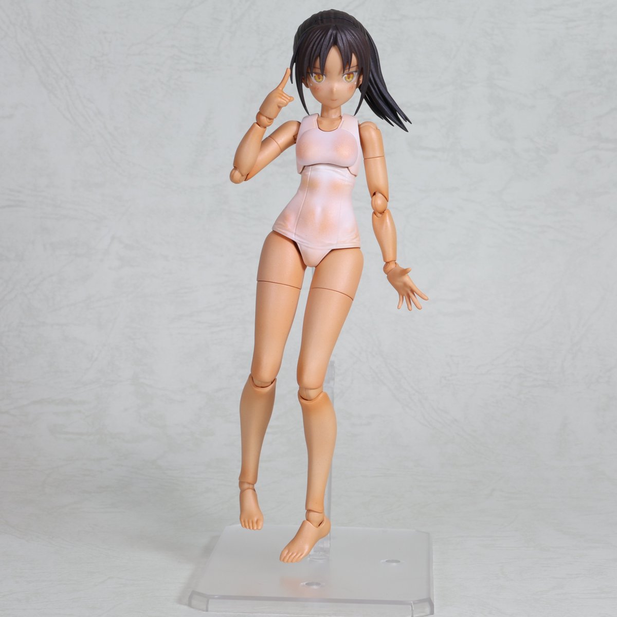 Pracha0828's tweet image. #30ms 
#しろーいプラモ上げまへんか 
(&apos;A`)褐色面積の方が広い？
ｿｳﾃﾞｽﾈ
