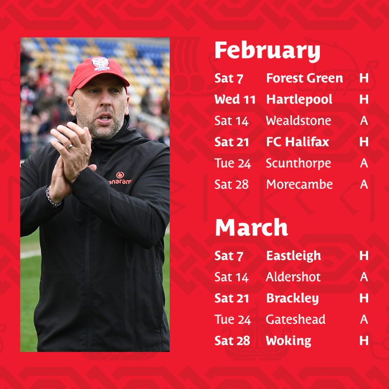 YorkCityFC's tweet photo. 📅 Our 2025/26 Enterprise National League fixtures have been revealed.

⤵️

#YCFC🔴🔵