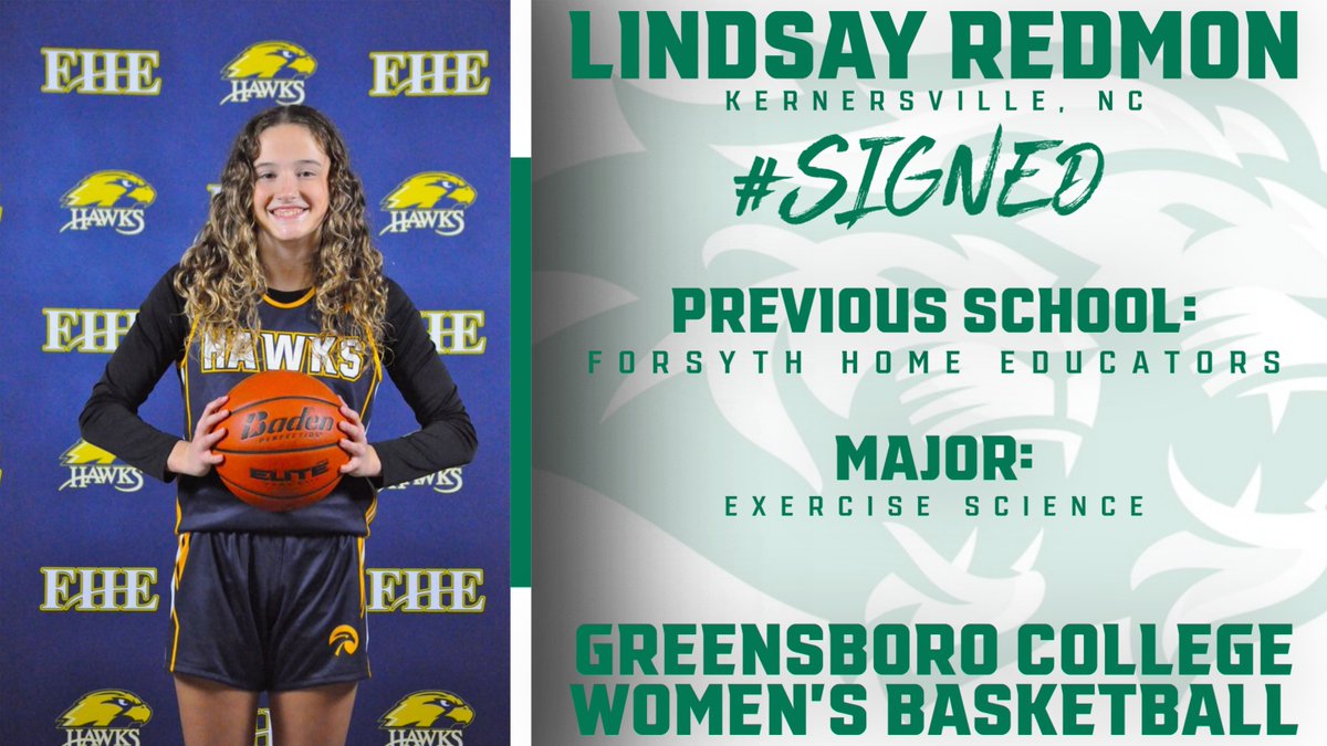 GreensboroWBB's tweet photo. Time to announce the newest additions to your Greensboro College Pride Women's Basketball Program!   Follow along for the next several days for the reveal!

First up, please welcome Lindsay Redmon! https://t.co/iJzunMwn41
