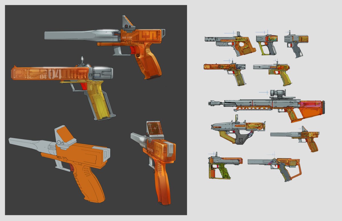 Pew pew pew.

#conceptart #weapons