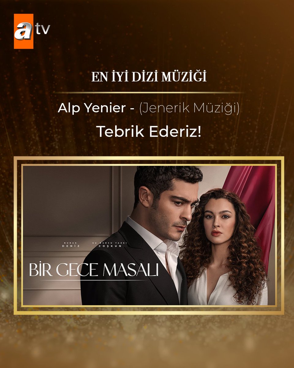 #BirGeceMasalı Jenerik Müziğine Uluslararası Ödül!

Yapımcılığını Nazlı Heptürk’ün üstlendiği, yapımını NGM’nin gerçekleştirdiği ATV’nin sevilen dizisi Bir Gece Masalı, yurtdışında da ödüllerle taçlanmaya devam ediyor.
Rusya’da düzenlenen halk oylamasında 2025 yılının “En İyi