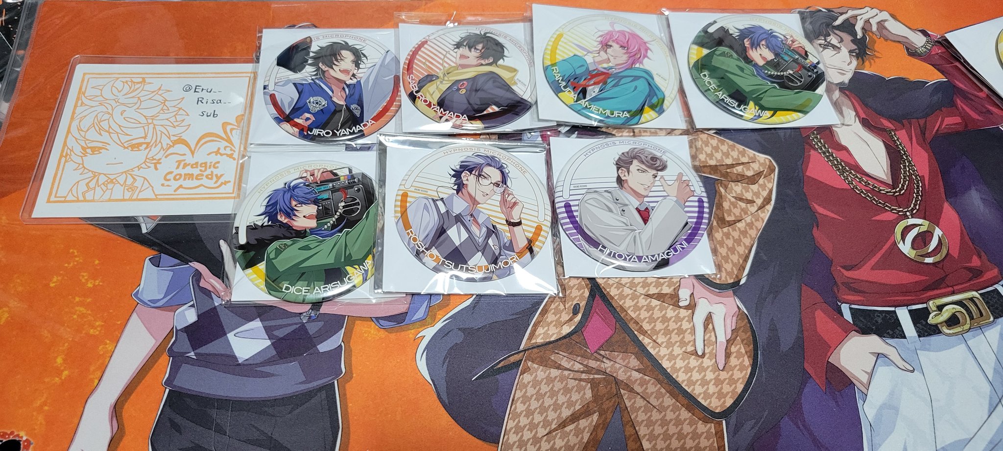 ヒプマイ CROSS A LINE 缶バ 二郎 ヒプマイ CROSS A LINE 缶バ 二郎