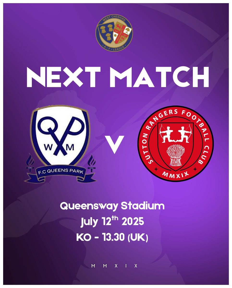 Sutton Rangers (@suttonrangers_) on Twitter photo Next pre season game for our first team comes this Saturday as we head to Wrexham to face <a href="/FCQPwxm/">FC Queens Park</a>
π΄β«οΈπΉππ Next pre season game for our first team comes this Saturday as we head to Wrexham to face <a href="/FCQPwxm/">FC Queens Park</a>
π΄β«οΈπΉππ