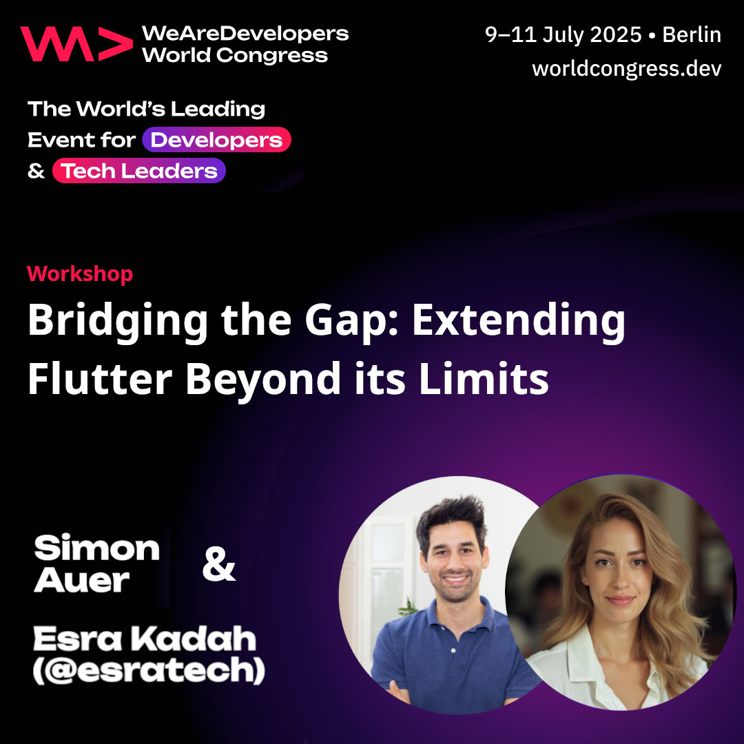 Simon Auer (@simoneritsch) on Twitter photo I am super excited, but also a little bit under pressure with my slides.
Because not only will I do a full "future of apis" talk at <a href="/WeAreDevs/">WeAreDevelopers</a>, but our "we want to bring flutter to the conference" workshop was accepted.
So YES it is happening!
The amazing <a href="/esratech/">Esra Kadah 💙</a> and me I am super excited, but also a little bit under pressure with my slides.
Because not only will I do a full "future of apis" talk at <a href="/WeAreDevs/">WeAreDevelopers</a>, but our "we want to bring flutter to the conference" workshop was accepted.
So YES it is happening!
The amazing <a href="/esratech/">Esra Kadah 💙</a> and me