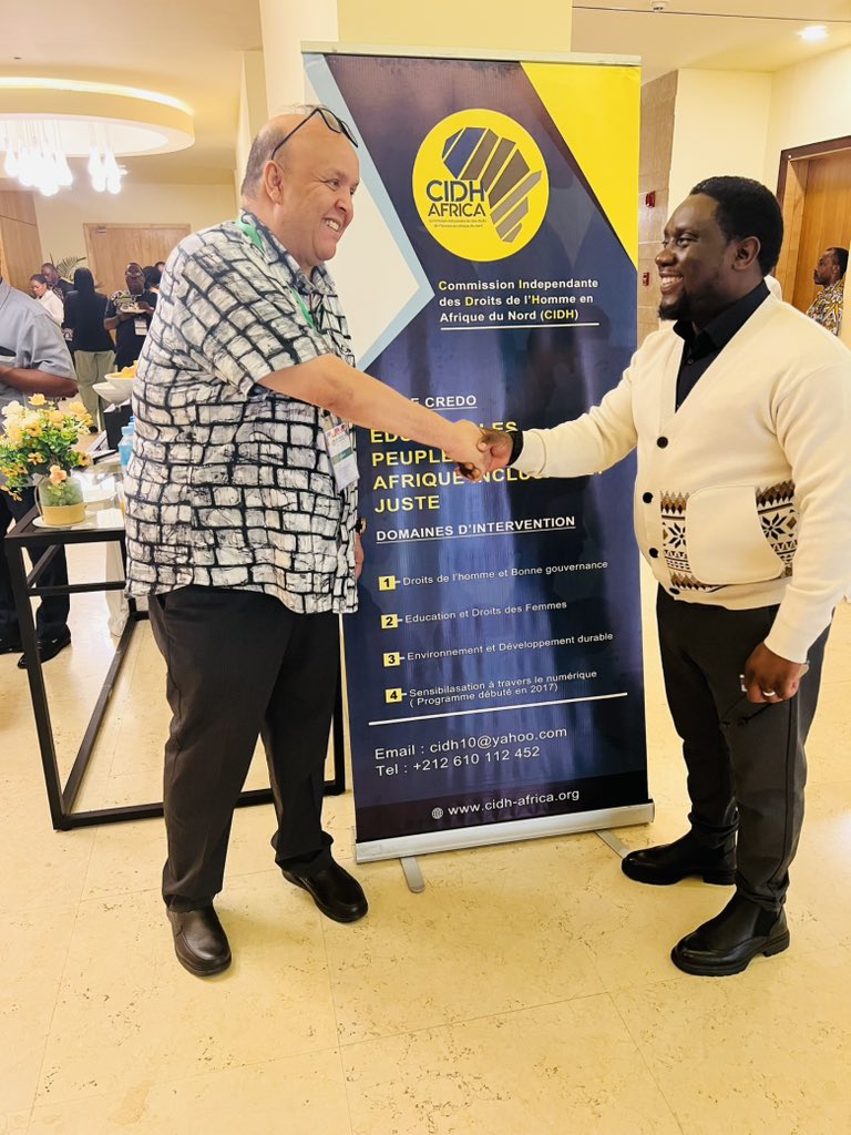 PascalMugaruka's tweet image. 🔔Africa Reconciled au cœur des discussions continentales sur la paix et la gouvernance à Malabo
Africa Reconciled est fière d’annoncer la participation de son Directeur Exécutif, Monsieur Pascal MUGARUKA, au Dialogue interrégional des organisations de la société civile et au…