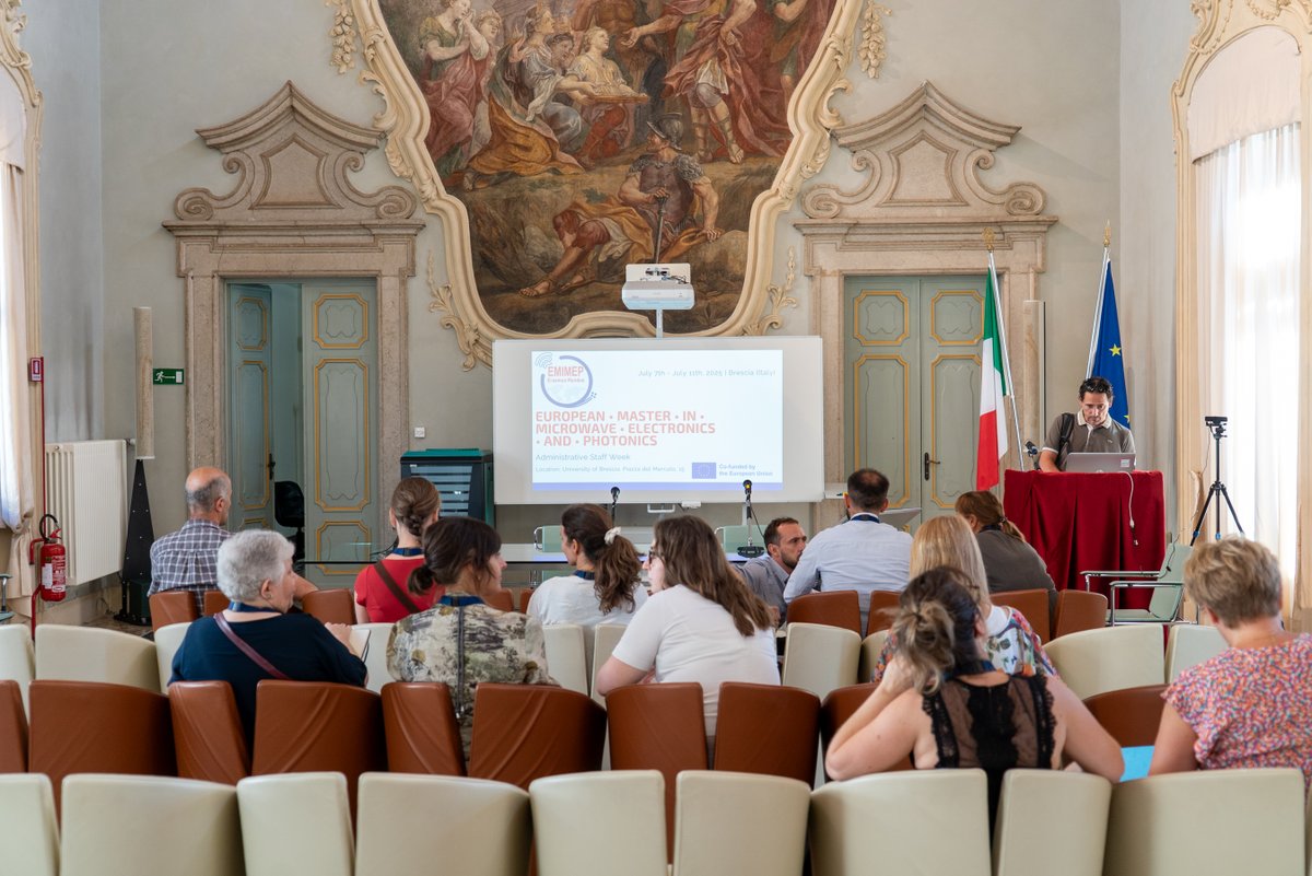 Università degli Studi di Brescia (@unibs_official) on Twitter photo Si conclude oggi la staff week del progetto Erasmus Mundus Joint Master Degree EMIMEP, che si è tenuta presso #unibs, a cui partecipano amministrativi delle università partner del progetto Université de Limoges, Universidad del Pais Vasco, Friedrich Schiller University Jena. Si conclude oggi la staff week del progetto Erasmus Mundus Joint Master Degree EMIMEP, che si è tenuta presso #unibs, a cui partecipano amministrativi delle università partner del progetto Université de Limoges, Universidad del Pais Vasco, Friedrich Schiller University Jena.