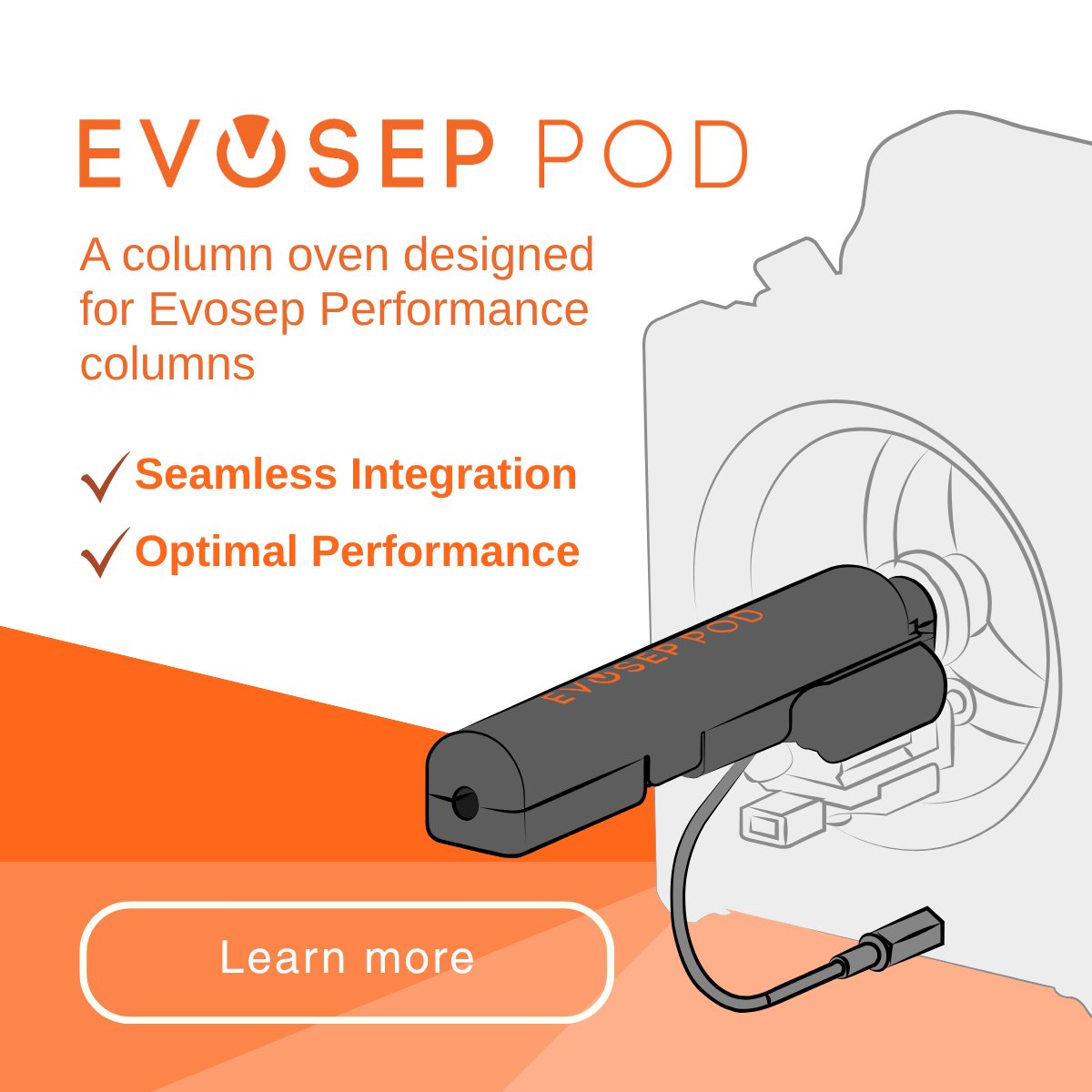 EvosepBio's tweet image. Evosep™ Pod™ is our solution for precise temperature control of Evosep columns on the Thermo Scientific EASY-Spray source.
Learn more about Evosep Pod on our website: evosep.com/columns-and-em…
#proteomics #EvosepPod #LCMS