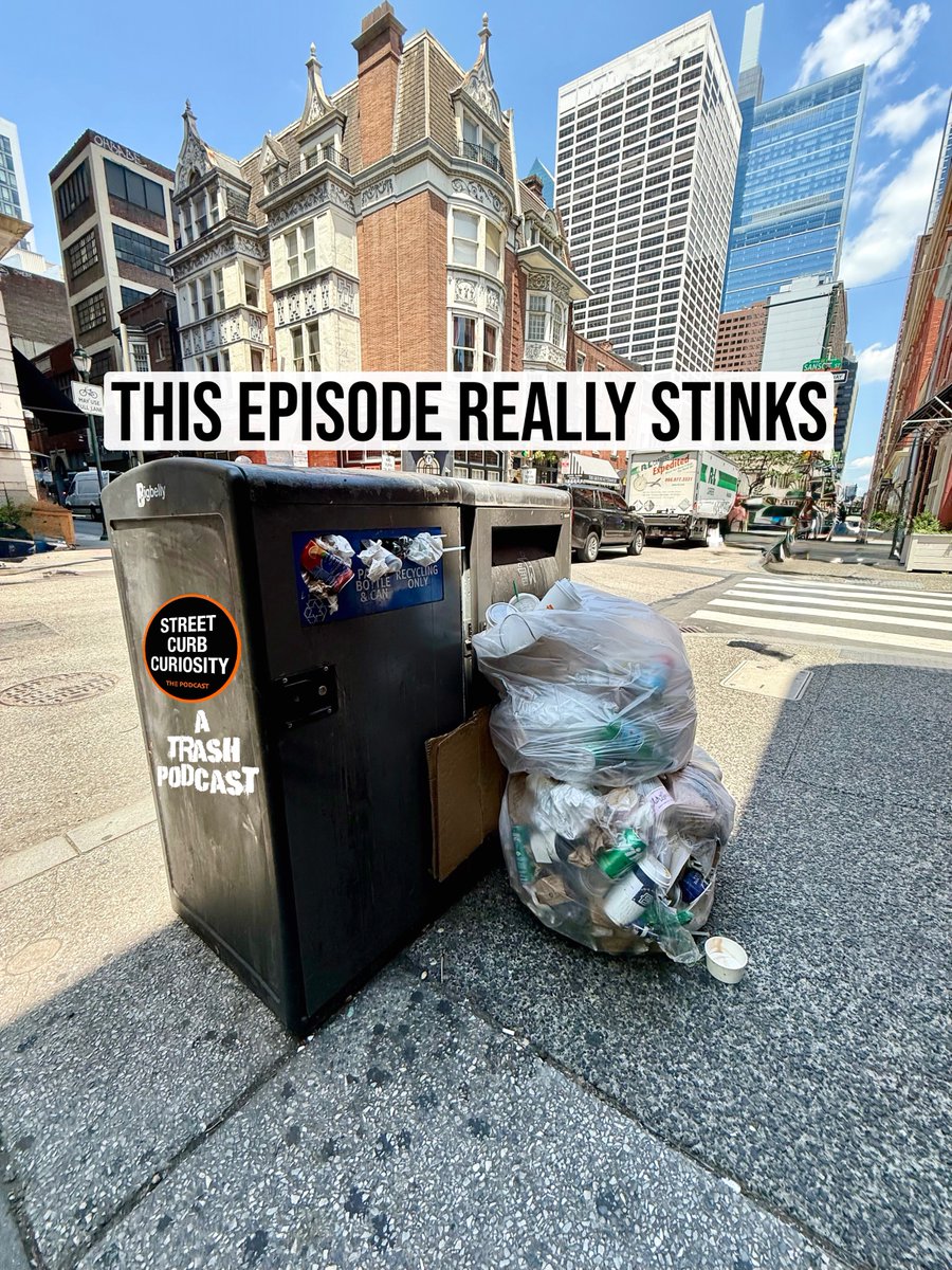 This podcast is trash…litter-ally
Can't refuse some trash talk about stuff we dump, in both garbage bags and in the streets, all while dealing with really smelly dad jokes. (Hey Philly, I'm looking at you!) Street Curb Curiosity - The #Podcast
podcasts.apple.com/us/podcast/str…