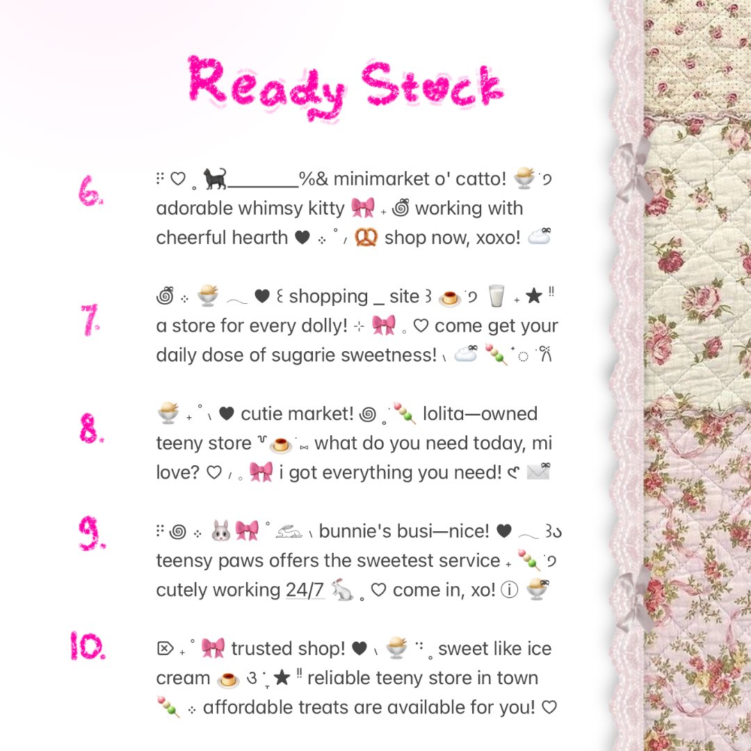 wordinh's tweet image. ⠀
⠀ 🍮  ..  help rt juseyo  🍨 ︵ ⊹ ︵︵

READY STOCK  :  BIO WORDING  ♡⃞  only 3.500 @ each!  🎀  come kno__ock my dm to purchase your favorite, xo!  ✉️

t. #zonauang #zonaba  rs ba needs