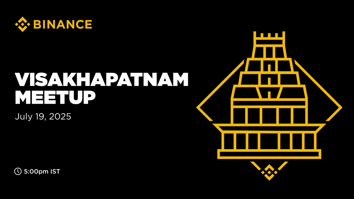 BinanceDesi's tweet photo. 📢 It all begins here!

The #BinanceBlockchainYatra 2025 begins its journey from Visakhapatnam on July 19 — bringing Web3 learning, real-world use cases, and community-first energy to cities across India.

What to expect:
✅ Hands-on blockchain education
✅ Fun activities & workshops
✅ A chance to meet and learn with fellow Web3 believers

From devs to dreamers — all are welcome. Stay tuned for more details!

#Web3India #CryptoIndia