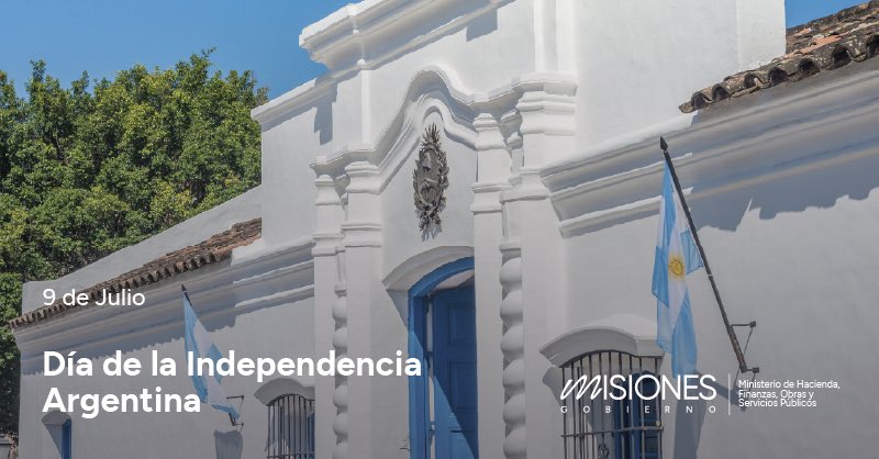 En este nuevo aniversario de la #IndependenciaArgentina, tengamos presentes la fuerza y el valor que aprendimos de nuestros próceres y sigamos trabajando día a día para que nuestro querido país sea mejor 🇦🇷❤️