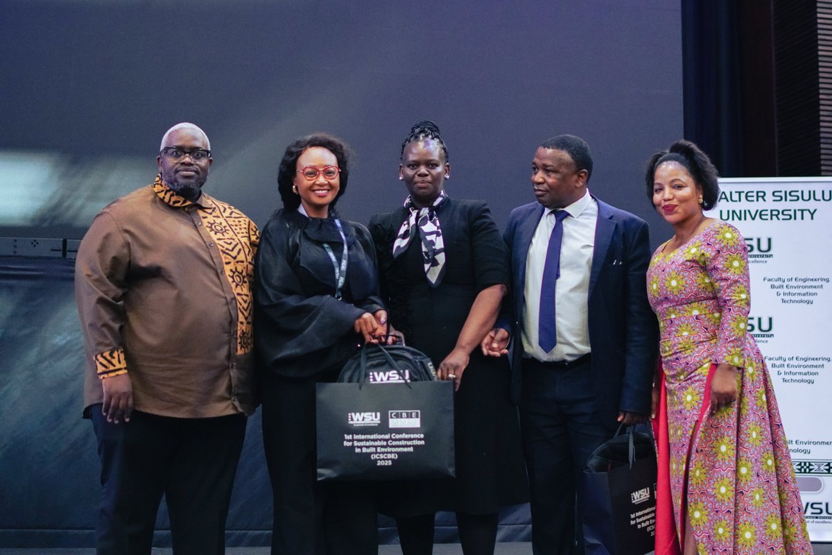 🏗️ Strategic Vision Meets Systemic Change | Dr. Msizi Myeza at ICSCBE 2025 🌍

Dr. Msizi Myeza, CEO of the Council for the Built Environment (CBE), delivered a compelling address at the inaugural International Conference on Sustainable Construction and the Built Environment