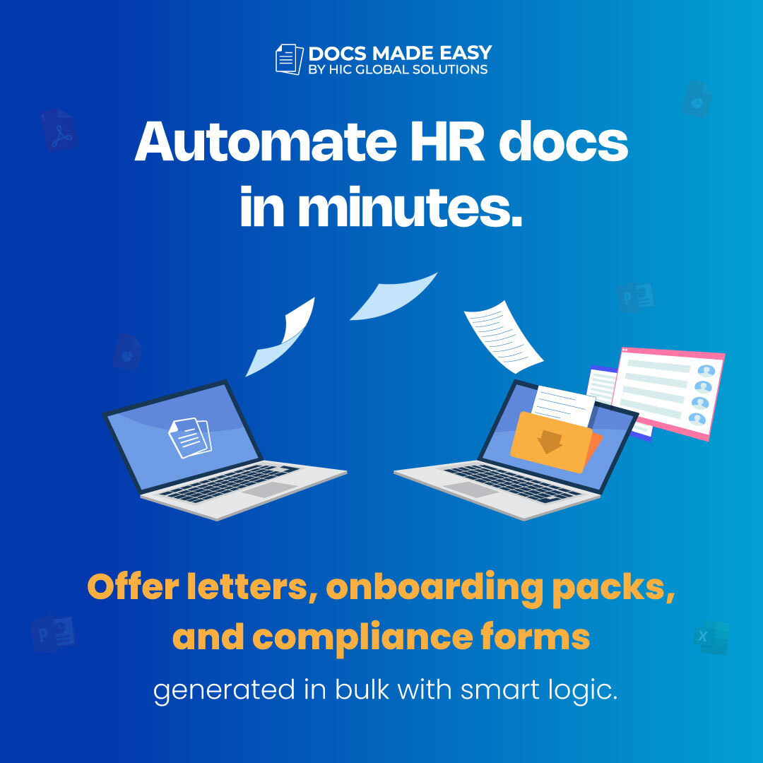 MadeDocs's tweet image. Tired of repetitive HR paperwork?

Let Docs Made Easy handle it to generate bulk documents with smart logic. Offer letters, onboarding packs, compliance forms done in minutes.
@salesforce @appexchange @salesforcedevs 

#HRSimplified #document  #Productivity #automate #Solution