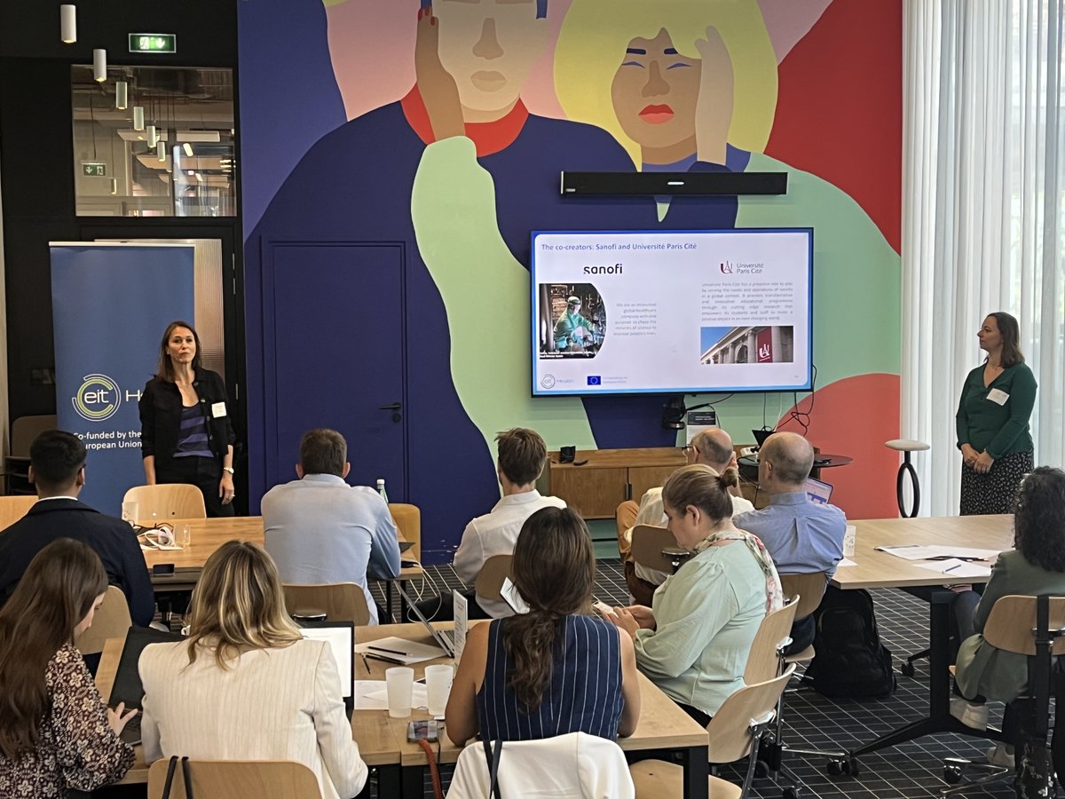 🎉 Kick-off of the Open Innovation Programme on Type 1 Diabetes co-created with <a href="/sanofi/">Sanofi</a> &amp; <a href="/univ_paris_cite/">Université Paris Cité</a> to promote early detection, personalised care, better management of T1D.
The 4 selected startups are <a href="/Skezi_EU/">SKEZI</a>, Ailin, Allyfe, Novocuris!
Learn more: eithealth.eu/news-article/c…