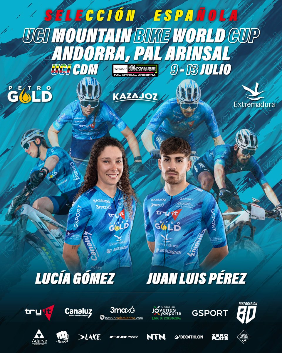 kazajoz's tweet image. ¿Cómo explicar que este próximo fin de semana estaremos en toda una Copa del Mundo Élite XCO?

Una gran recompensa para nuestros corredores y equipo técnico que llevan dejándose la piel desde el pasado invierno. 

El próximo domingo, tenéis una cita en @Eurosport_ES 😎🌈🏆🌏