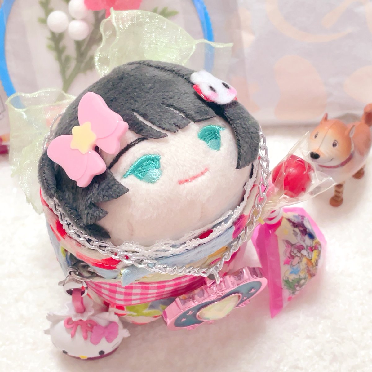 「「お友だちのこあらちゃんに浴衣もらったのーカワイイ〜ありがとう〜」ってじょじ大喜」|よだれになちゃぬꪔ̤のイラスト