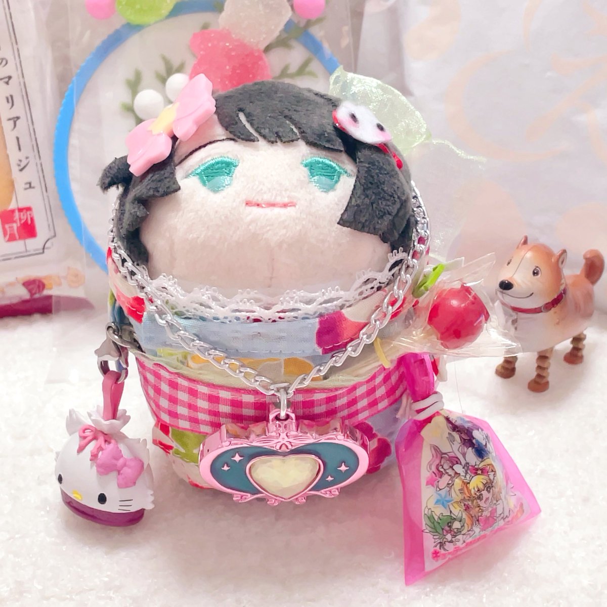 「「お友だちのこあらちゃんに浴衣もらったのーカワイイ〜ありがとう〜」ってじょじ大喜」|よだれになちゃぬꪔ̤のイラスト