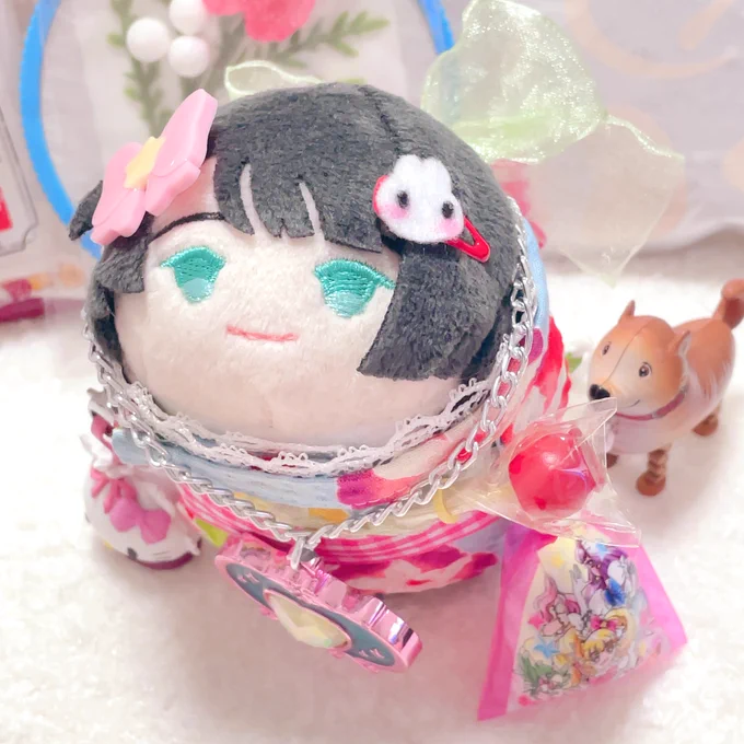 「お友だちのこあらちゃんに浴衣もらったのーカワイイ〜ありがとう〜」ってじょじ大喜びだよよかったね