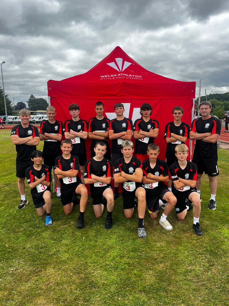 Year 8 athletics team competing in the National athletics finals in Brecon today. Good luck lads. Empty the tank 💪💪👍