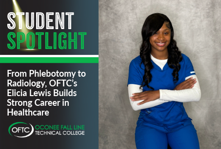 OconeeFallLine's tweet image. From blood draws to X-rays—Elicia Lewis is building a strong future in healthcare. 💉🩻
Phlebotomy grad ➡️ Radiology student.
📖 bit.ly/3Igh8QP
#OFTCStrong #StudentSuccess